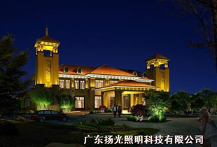 四會(huì)翡翠山河酒店樓體亮化