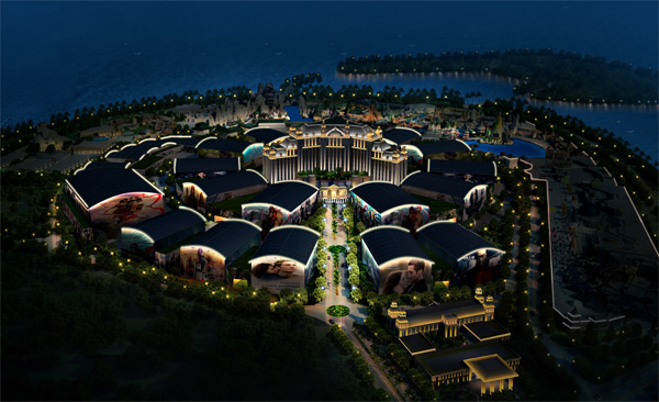 海南?；◢u影視基地戶外照明工程